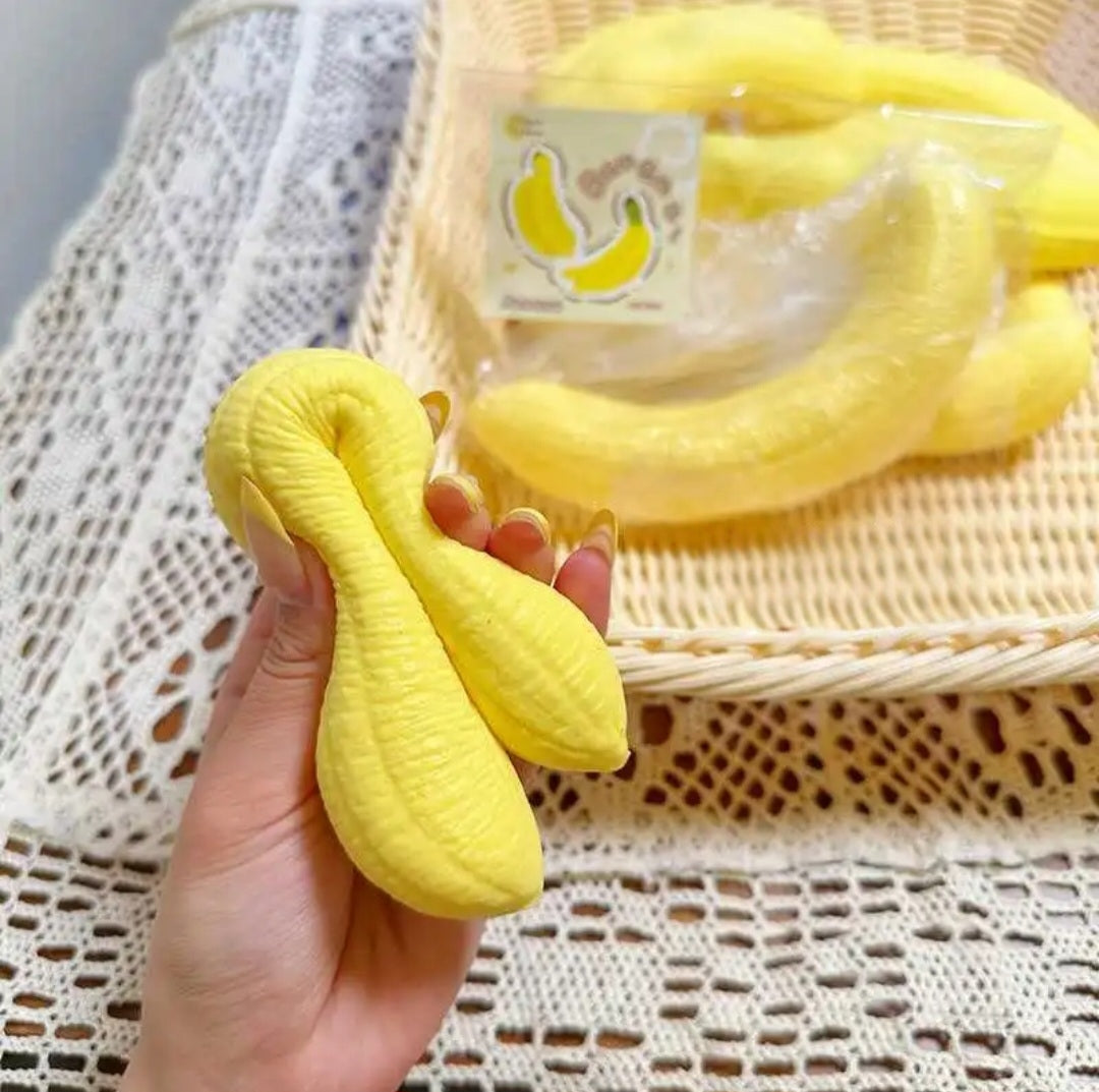 3Pcs Bananas Set Slow Rising Taba Squishy