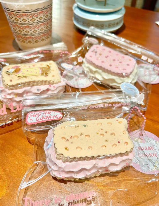 Cream Sandwich Cookie Silicone Taba Squishy