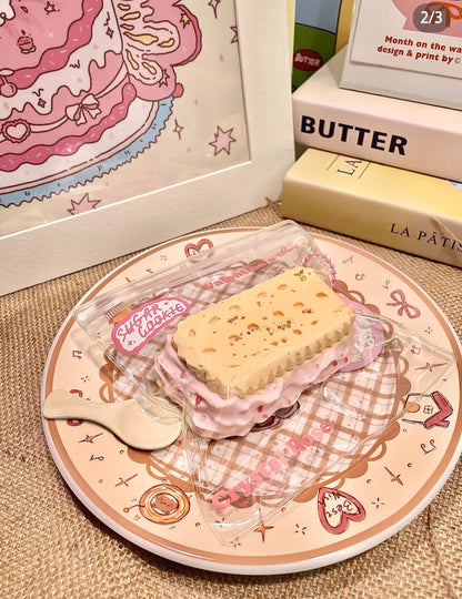 Cream Sandwich Cookie Silicone Taba Squishy