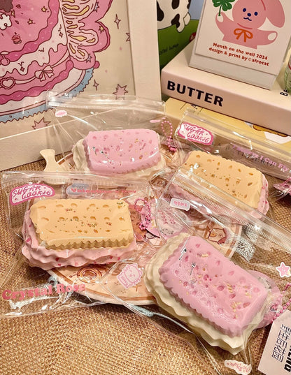 Cream Sandwich Cookie Silicone Taba Squishy
