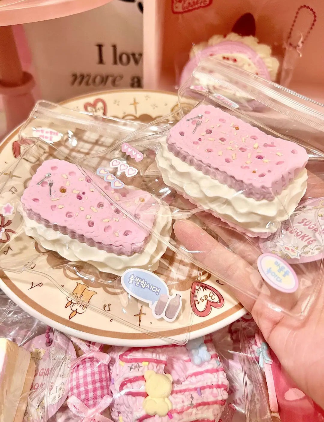 Cream Sandwich Cookie Silicone Taba Squishy