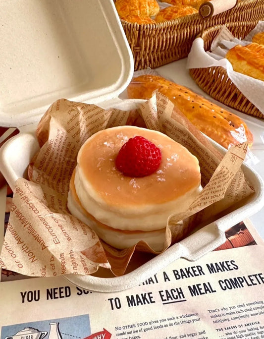 Strawberry Pancake Silicone Taba Squishy