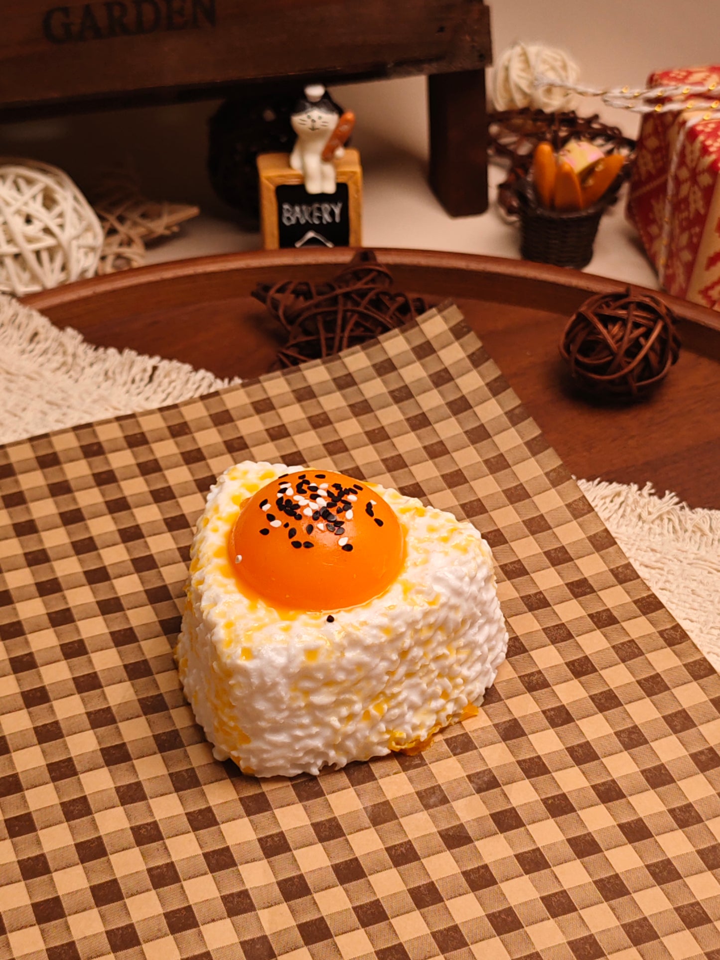 Egg Yolk Rice Ball Squishy