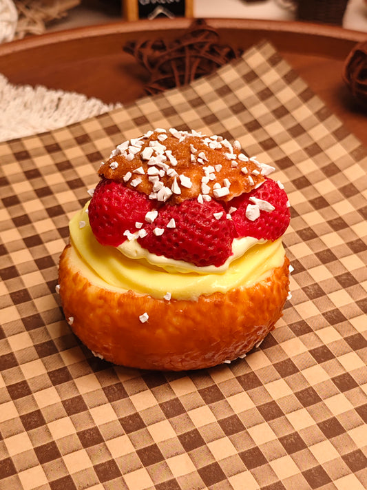 Strawberry Cream Puff Squishy