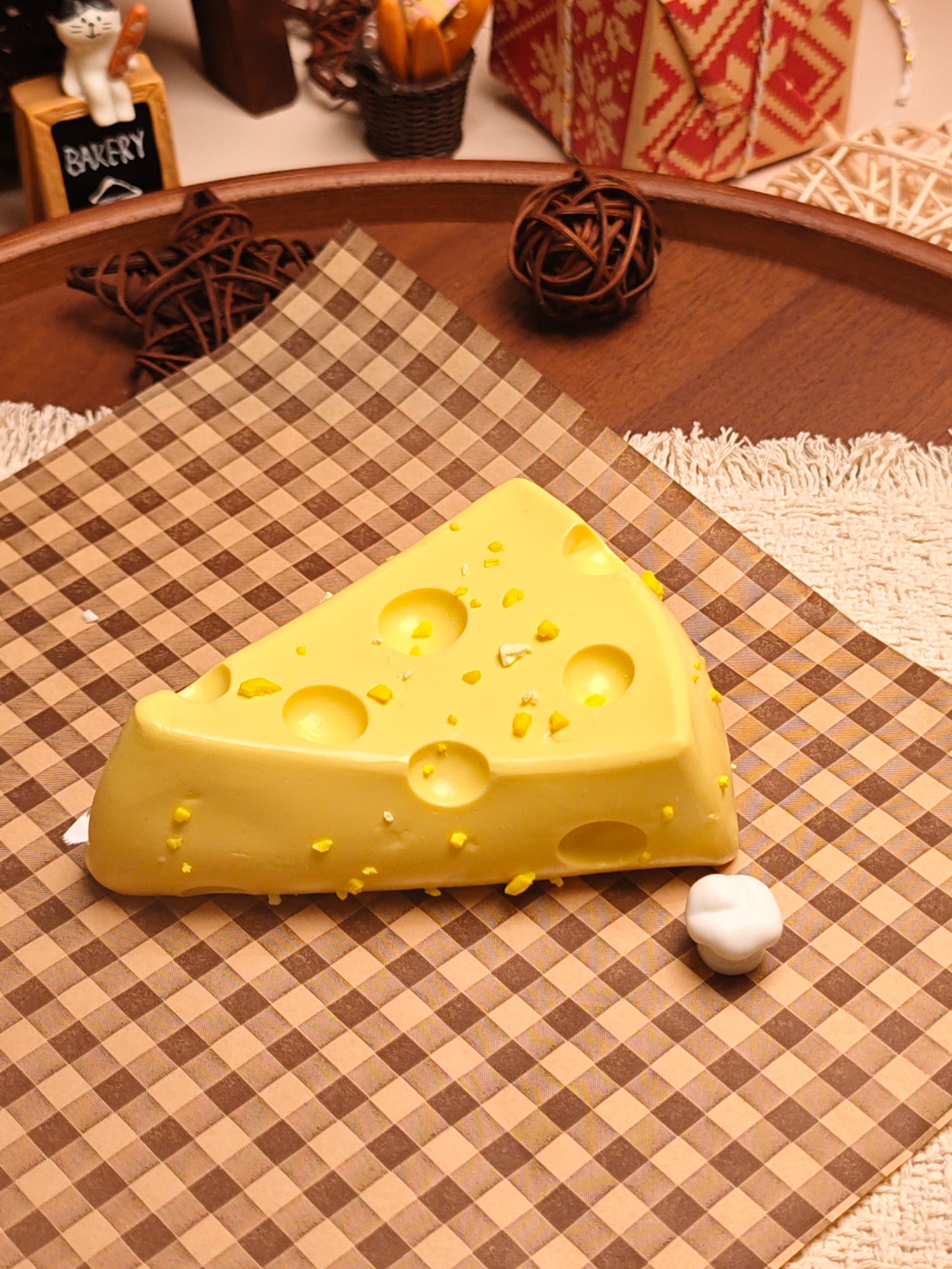 Emmental Cheese Silicone Taba Squishy