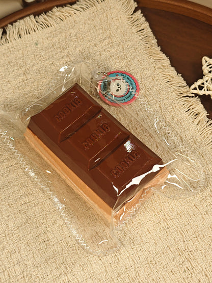 Popping Chocolate Biscuit Bar Squishy