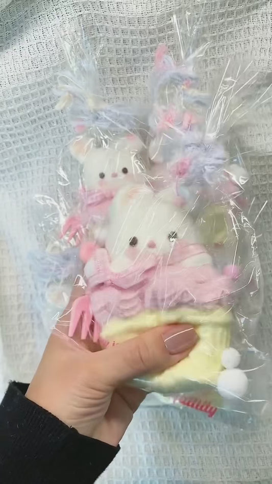 Bunny Ice Cream Silicone Taba Squishy
