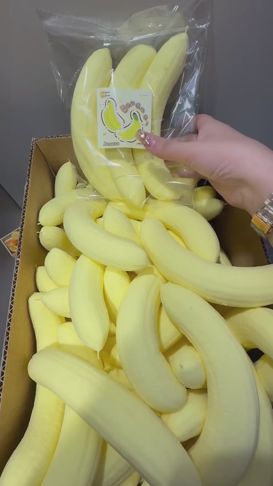 3Pcs Bananas Set Slow Rising Taba Squishy